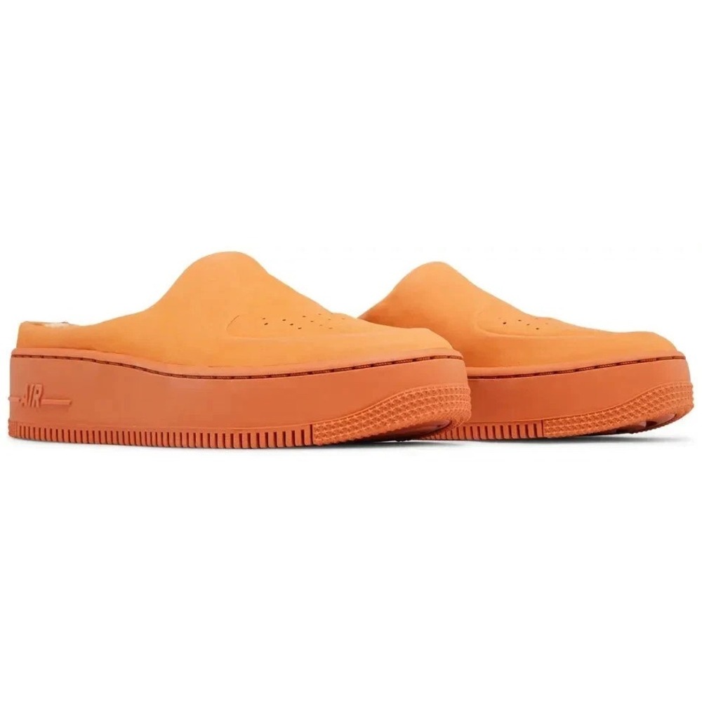 Nike Air Force 1 Lover XX Womens Size 7.5 Orange Shoes Slip On  Comfort Slides - Picture 3 of 5